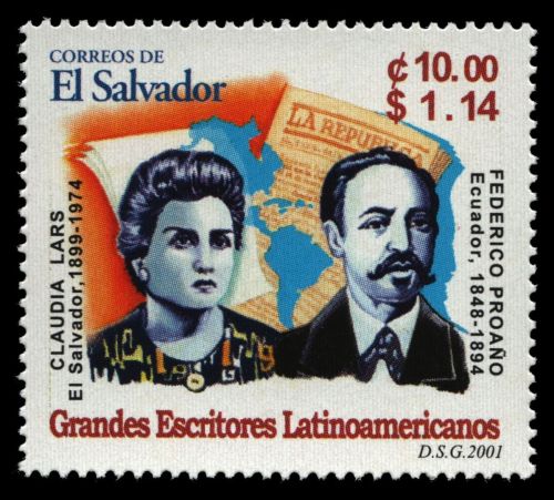 El Salvador 2001 - Mi-Nr. 2256 ** - MNH - Lateinamerikanische Schriftsteller