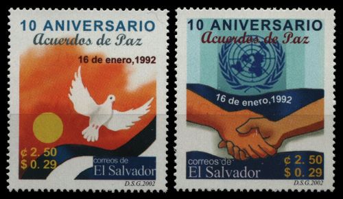 El Salvador 2002 - Mi-Nr. 2268-2269 ** - MNH - Friedensvertrag