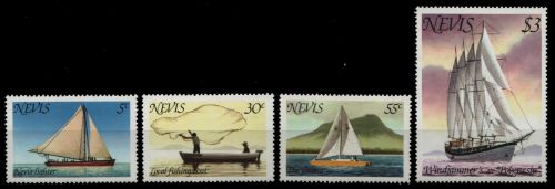 Nevis 1980 - Mi-Nr. 39-42 ** - MNH - Segelboote / Sailing boats