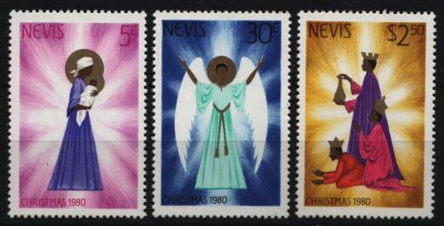 Nevis 1980 - Mi-Nr. 43-45 ** - MNH - Weihnachten / X-mas