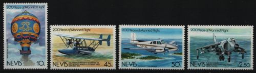 Nevis 1983 - Mi-Nr. 107-110 ** - MNH - Luftfahrt / Aviation