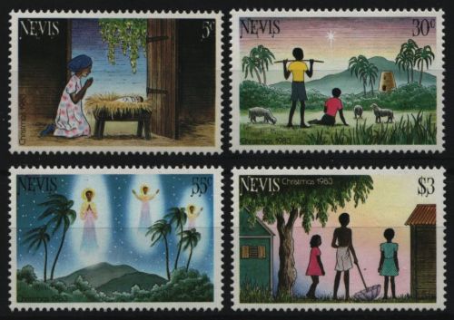 Nevis 1983 - Mi-Nr. 111-114 ** - MNH - Weihnachten / X-mas