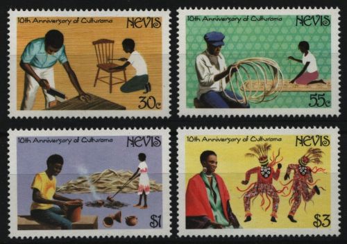 Nevis 1984 - Mi-Nr. 164-167 ** - MNH - Culturama-Festival
