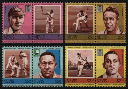 Nevis 1984 - Mi-Nr. 186-193 ** - MNH - Kricketspieler