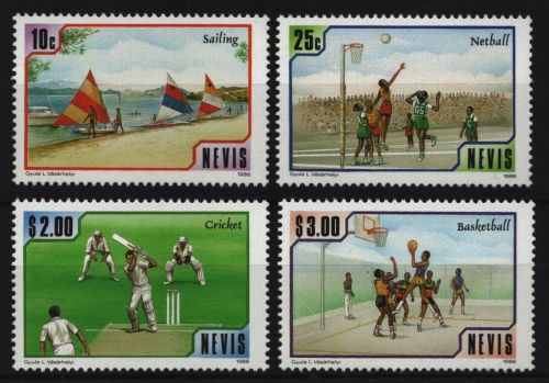 Nevis 1986 - Mi-Nr. 448-451 ** - MNH - Sport