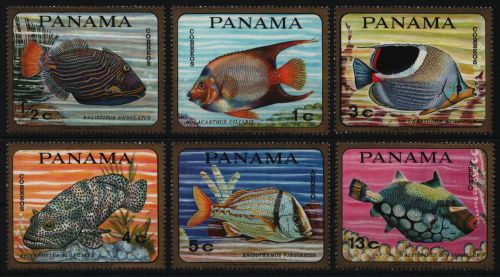 Panama 1968 - Mi-Nr. 1070-1075 ** - MNH - Fische / Fish