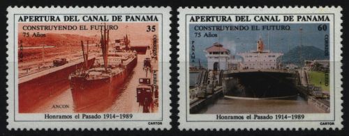 Panama 1989 - Mi-Nr. 1693-1694 ** - MNH - Panama-Kanal