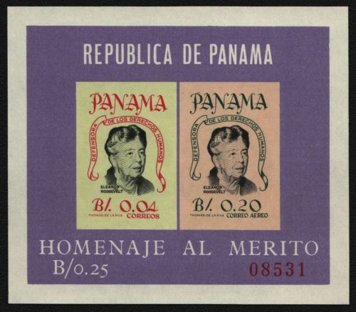 Panama 1964 - Mi-Nr. Block 25 ** - MNH - Eleanor Roosevelt