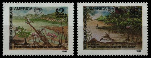 Dominikanische Republik 1995 - Mi-Nr. 1761-1762 ** - MNH - Naturschutz