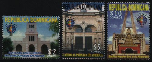 Dominikanische Republik 2000 - Mi-Nr. 2014-2016 ** - MNH - Heiliges Jahr
