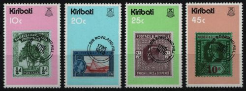 Kiribati 1979 - Mi-Nr. 338-341 ** - MNH - Marke auf Marke