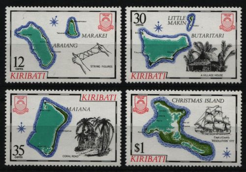 Kiribati 1981 - Mi-Nr. 367-370 ** - MNH - Inseln von Kiribati