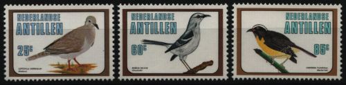 Niederländische Antillen 1980 - Mi-Nr. 429-431 ** - MNH - Vögel / Birds