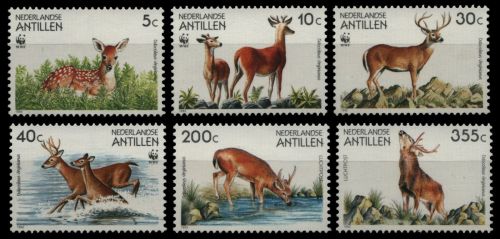 Niederländische Antillen 1992 - Mi-Nr. 739-744 ** - MNH - Wildtiere