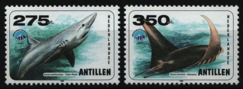 Niederländische Antillen 1998 - Mi-Nr. 978-979 ** - MNH - Fische / Fish