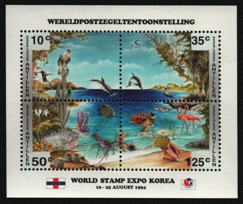 Niederländische Antillen 1994 - Mi-Nr. Block 41 ** - MNH - Fauna
