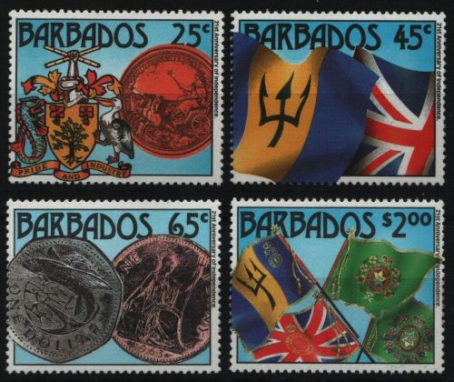 Barbados 1987 - Mi-Nr. 687-690 ** - MNH - Unabhängigkeit / Independence