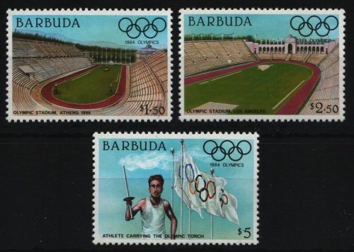 Barbuda 1984 - Mi-Nr. 739-741 ** - MNH - Olympia Los Angeles
