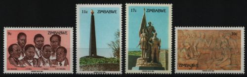 Simbabwe 1984 - Mi-Nr. 293-296 ** - MNH - Heldengedenktag