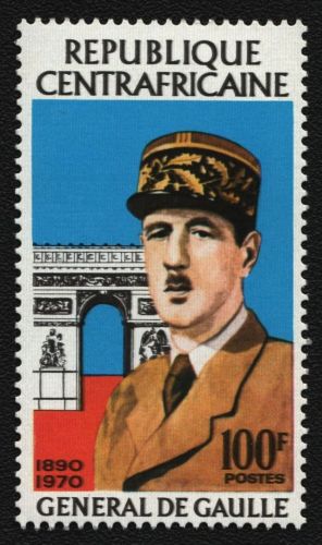 Zentralafrikanische Rep. 1971 - Mi-Nr. 241 ** - MNH - Charles de Gaulle