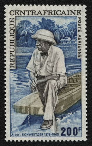 Zentralafrikanische Rep. 1975 - Mi-Nr. 386 ** - MNH - Albert Schweitzer