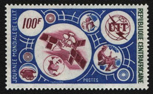 Zentralafrikanische Rep. 1976 - Mi-Nr. 400 ** - MNH - Weltfernmeldetag