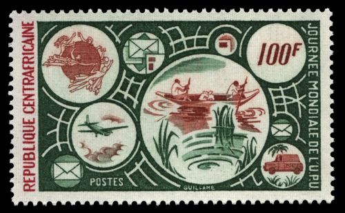 Zentralafrikanische Rep. 1976 - Mi-Nr. 423 ** - MNH - Weltposttag