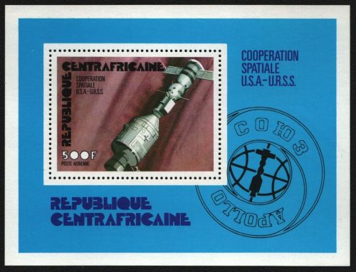 Zentralafrikanische Rep. 1976 - Mi-Nr. Block 9 ** - MNH - Raumfahrt / Space