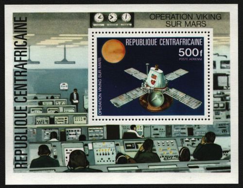 Zentralafrikanische Rep. 1976 - Mi-Nr. Block 12 ** - MNH - Raumfahrt / Space