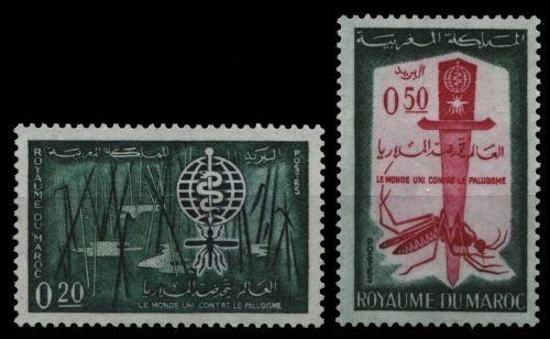 Marokko 1962 - Mi-Nr. 504-505 ** - MNH - Malaria