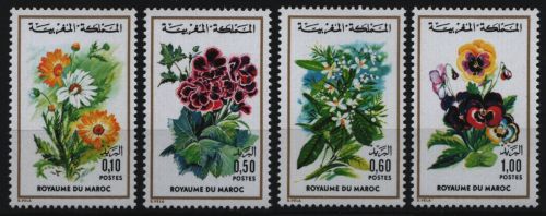 Marokko 1975 - Mi-Nr. 802-805 ** - MNH - Blumen / Flowers