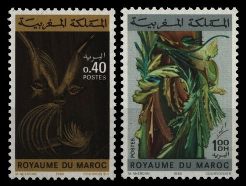 Marokko 1980 - Mi-Nr. 945-946 ** - MNH - Gemälde / Paintings