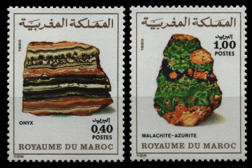 Marokko 1981 - Mi-Nr. 948-949 ** - MNH - Mineralien / Minerals
