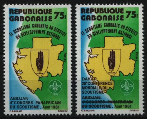 Gabun 1981 - Mi-Nr. 797 & 798 ** - MNH - Pfadfinder / Scouts