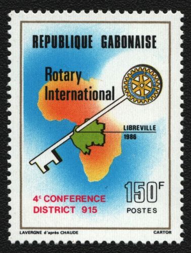Gabun 1986 - Mi-Nr. 953 ** - MNH - Rotary