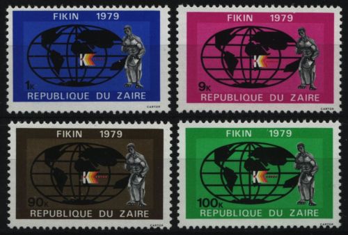 Kongo-Zaire 1979 - Mi-Nr. 608-611 ** - MNH - Messe Kinshasa