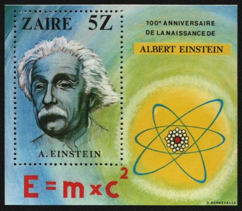 Kongo-Zaire 1980 - Mi-Nr. Block 33 ** - MNH - Albert Einstein