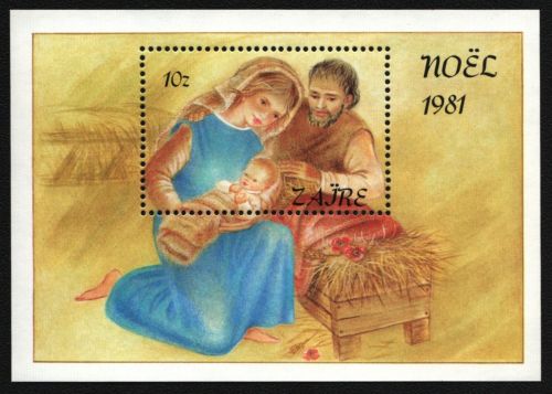 Kongo-Zaire 1981 - Mi-Nr. Block 41 ** - MNH - Weihnachten / X-mas
