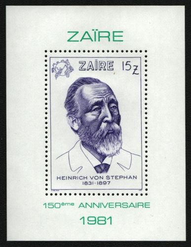 Kongo-Zaire 1981 - Mi-Nr. Block 42 ** - MNH - Heinrich von Stephan