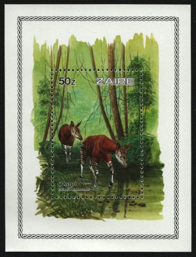 Kongo-Zaire 1984 - Mi-Nr. Block 50 ** - MNH - Okapi
