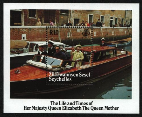 Äußere Seychellen 1985 - Mi-Nr. Block 3 ** - MNH - Queen Mum