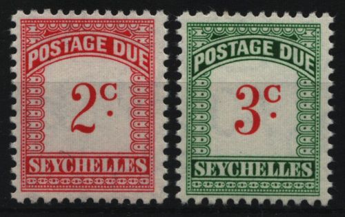 Seychellen 1964 - Porto - Mi-Nr. 9-10 ** - MNH