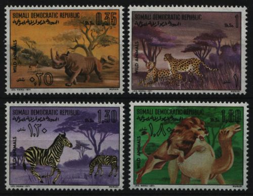 Somalia 1971 - Mi-Nr. 176-179 ** - MNH - Wildtiere / Wild animals