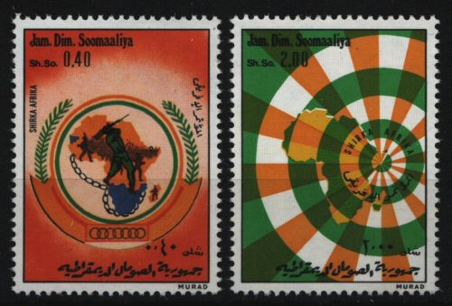 Somalia 1974 - Mi-Nr. 206-207 ** - MNH - 10 Jahre OAU