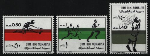 Somalia 1974 - Mi-Nr. 208-210 ** - MNH - Sport