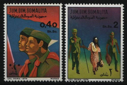 Somalia 1974 - Mi-Nr. 211-212 ** - MNH - Pfadfinder / Scouts