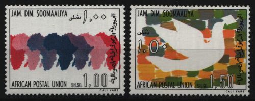 Somalia 1975 - Mi-Nr. 219-220 ** - MNH - Afrikanische Postunion