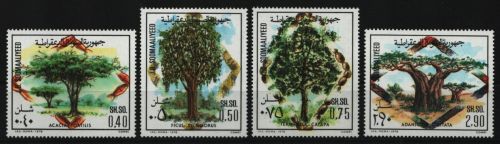 Somalia 1978 - Mi-Nr. 266-269 ** - MNH - Bäume / Trees