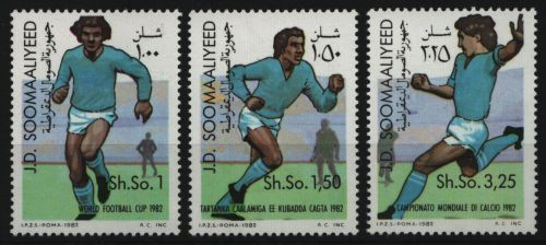 Somalia 1982 - Mi-Nr. 315-317 ** - MNH - Fußball / Soccer
