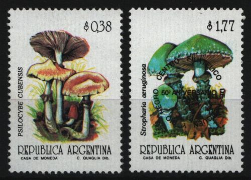 Argentinien 1992 - Mi-Nr. 2123 & 2154 ** - MNH - Pilze / Mushrooms
